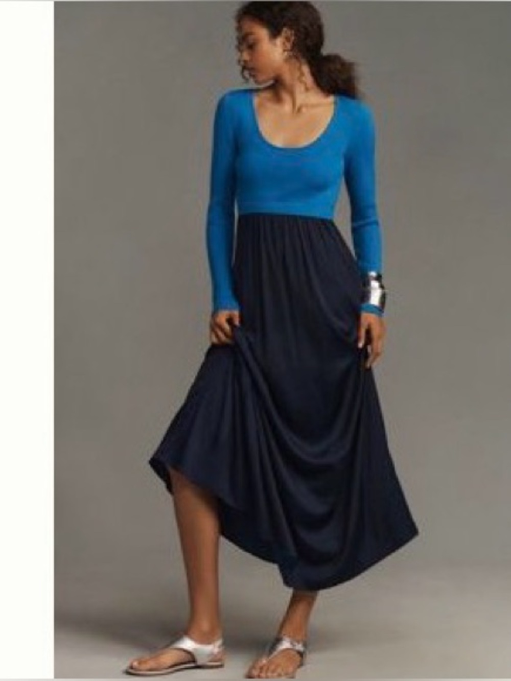 Anthropologie Thea Twofer Sweater Dress: Scoop-Neck Edition